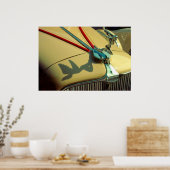 Auburn Speedster radiator ornament Poster (Keuken)