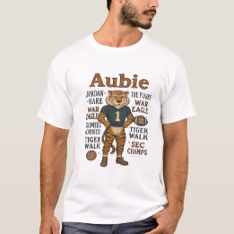 Auburn Tigers Aubie Mascot T-shirt - Aubur