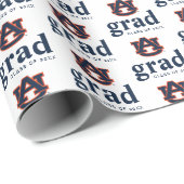 Auburn University Afstuderen | Auburn Tigers Cadeaupapier (Rol Hoek)