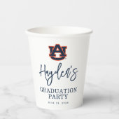 Auburn University Afstuderen | Auburn Tigers Papieren Bekers (Voorkant)