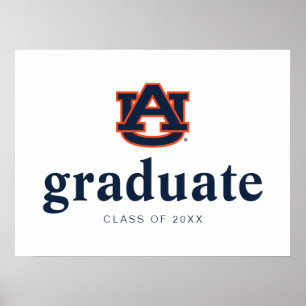 Auburn University Afstuderen Auburn Tigers Poster