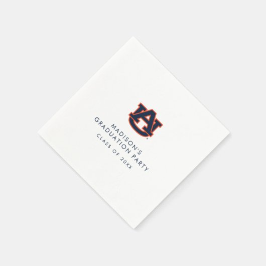 Auburn University Afstuderen | Auburn Tigers Servet (Hoek)