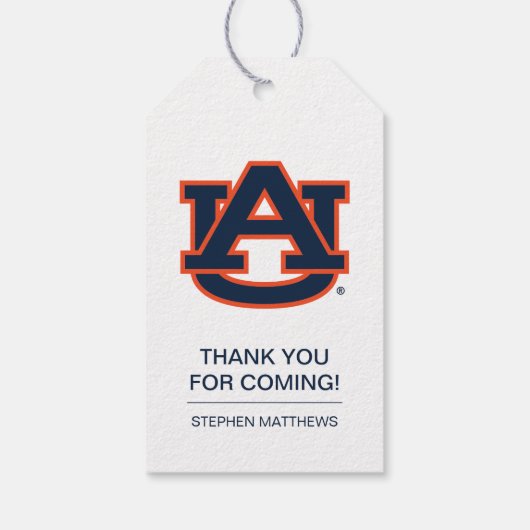 Auburn University | AFSTUDEREN Cadeaulabel (Achterkant)