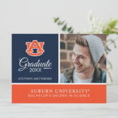 Auburn University | Afstuderen Kaart (Staand voorkant)
