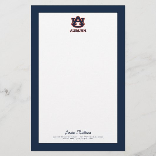 Auburn University | AU Auburn Briefpapier (Voorkant)