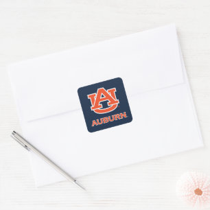 Auburn University   AU Auburn Vierkante Sticker