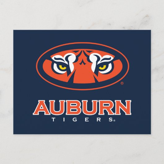 Auburn University | Auburn Tigers Briefkaart (Voorkant)