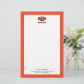 Auburn University | Auburn Tigers Briefpapier (Staand voorkant)