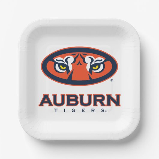 Auburn University | Auburn Tigers Papieren Bordje (Voorkant)