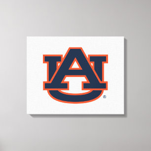 Auburn University Auburn UA Logo Canvas Afdruk
