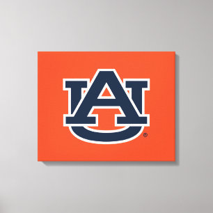 Auburn University Auburn UA Logo Canvas Afdruk