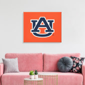 Auburn University Auburn UA Logo Canvas Afdruk (Insitu (Woonkamer))