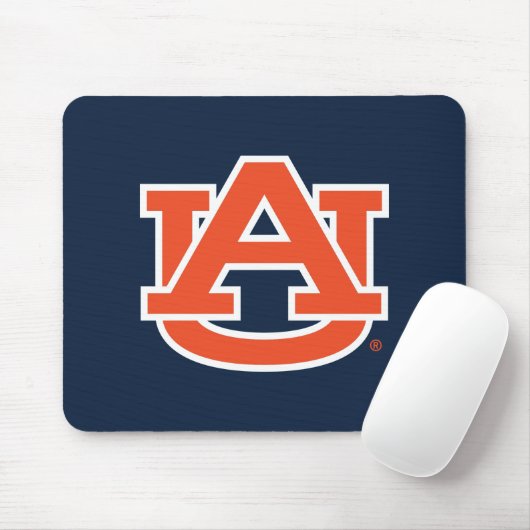 Auburn University Auburn UA Logo Muismat (Met muis)