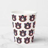 Auburn University Auburn UA Logo Papieren Bekers (Links)
