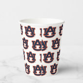 Auburn University Auburn UA Logo Papieren Bekers (Rechts)
