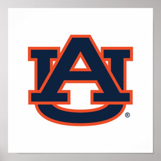 Auburn University Auburn UA Logo Poster (Voorkant)