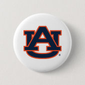 Auburn University Auburn UA Logo Ronde Button 5,7 Cm (Voorkant)