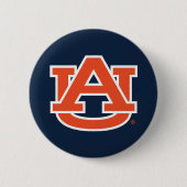 Auburn University Auburn UA Logo Ronde Button 5,7 Cm (Voorkant)
