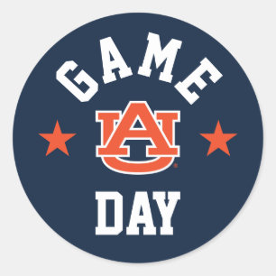 Auburn University Game Day Ronde Sticker