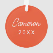 Auburn University | Vakantie Ornament (achterkant)