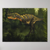 Aucasaurus dinosaur - 3D rendering Poster (Voorkant)