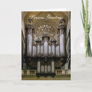 Auch Kathedraal orgel Kerstkaart Feestdagen Kaart