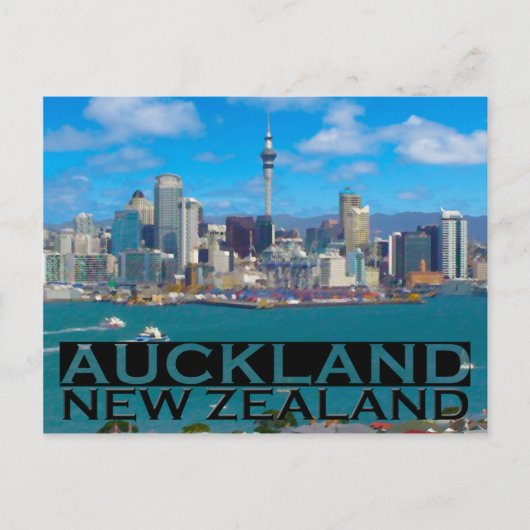 Auckland Briefkaart (Voorkant)