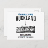 Auckland Briefkaart (Voorkant / Achterkant)