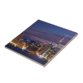 Auckland City Skyline Tegeltje (Zijkant)