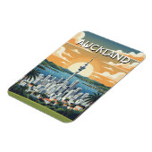 Auckland New Zealand Postcard Magneet (Linkerzijde)