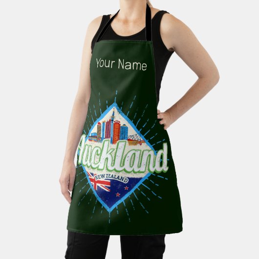 Auckland New Zealand retro skyline Schort (Insitu)