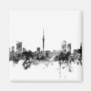 Auckland New Zealand Skyline Magneet