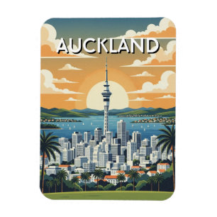 Auckland Nieuw-Zeeland Ansichtkaart Magneet