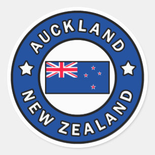 Auckland Nieuw-Zeeland Ronde Sticker