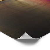 Auckland Night Skyline Poster (Hoek)