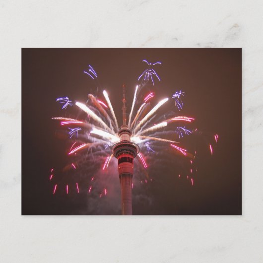 Auckland Sky Tower Briefkaart (Voorkant)