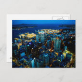 Auckland vue ville depuis la Sky Tower - Carte pos (Devant / Derrière)