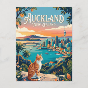 Auckland Waterfront Nieuw-Zeeland Briefkaart