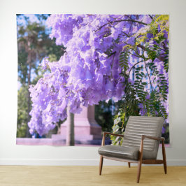 Auckland's Paarse prinsesboom Wandkleed