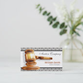 Auctioneer Services Visitekaartje (Staand voorkant)