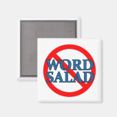 Aucun aimant de salade de mot (Recto/Verso)