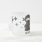 Aucun amusement ! Ninja avec la tasse de Shurikens (Devant gauche)