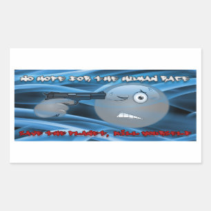 Aucun autocollant bleu fumeux d'espoir