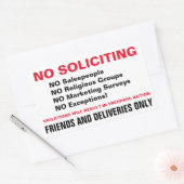 Aucun autocollant de porte / panneau de porte (Enveloppe)