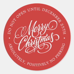 Aucun autocollant jetant un coup d'oeil de cadeau