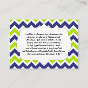 Aucun bébé de carte d'insertion d'enveloppe ou