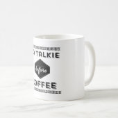 Aucun café avant tasse de film parlant (Devant droit)