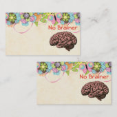 Aucun Carte de visite de cerveau (Devant / Derrière)