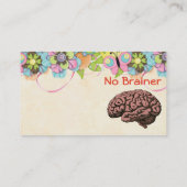 Aucun Carte de visite de cerveau (Dos)