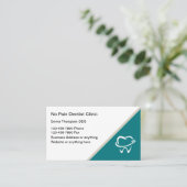 Aucun Carte de visite du service Dentiste de doule (Debout devant)